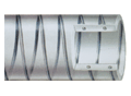 PVC Wire Reinforced Hose, Molded Hytrel Ladish Tri-Clamp Ends, Hose Diameter: 1"
