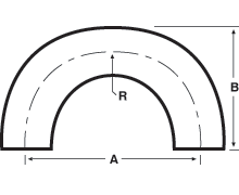 aaa304 SS Unpolished Tube OD U-Bends