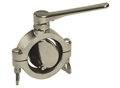 Butterfly Valve, Manual, Clamp Style, 316L SS, EPDM Seat, Size: 3"